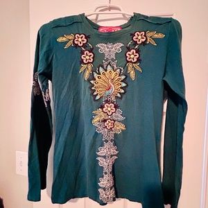 Johnny Was cotton long sleeve shirt - Small